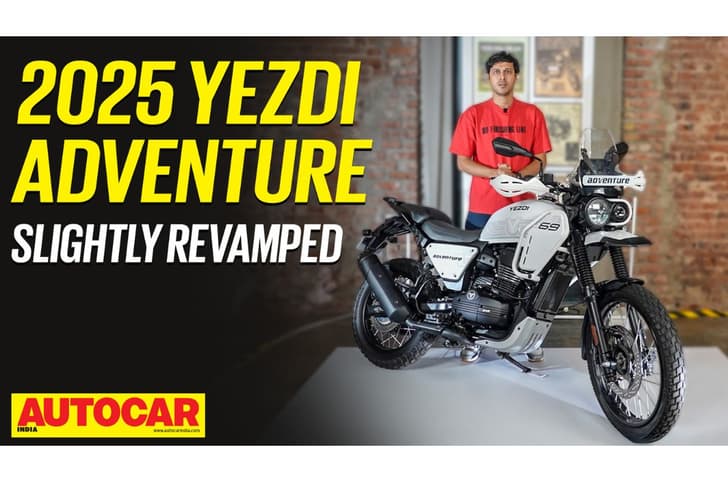 2025 Yezdi Adventure walkaround video